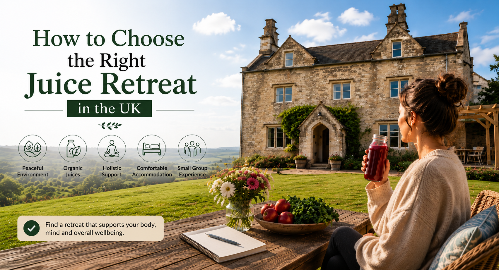 how to choose the right juice retreat uk featured image