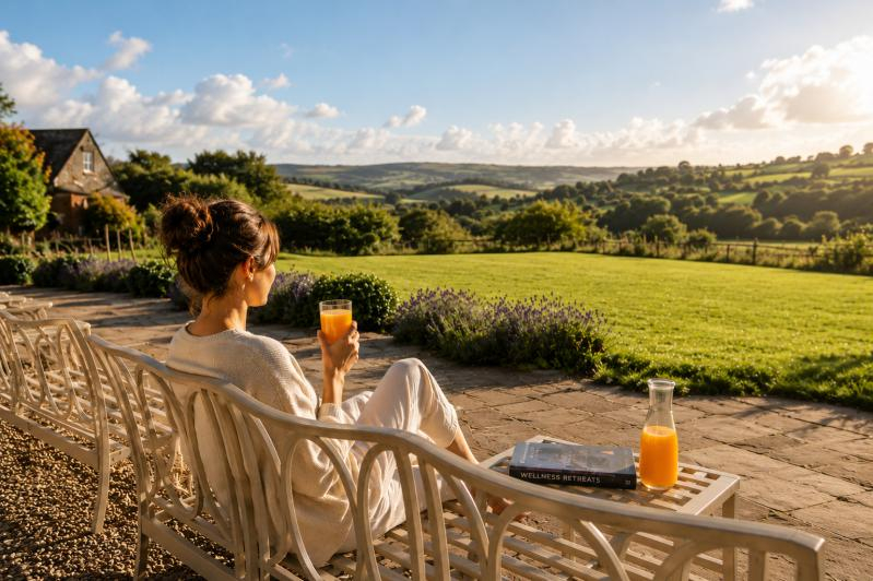 juice retreat benefits stress recovery uk